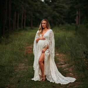 White Lace Maternity Dress | Off White Maternity Dress