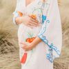 Rent this unique embroidered maternity dress