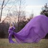 purple maternity dress by J&L designs photoshoot