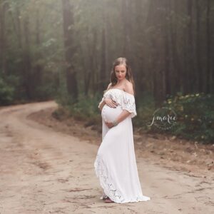 Rent this hand embroidered maternity dress